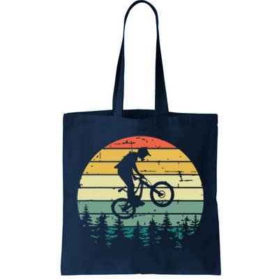 Mountain Bike Vintage Downhill Biking MTB Riding Tote Bag