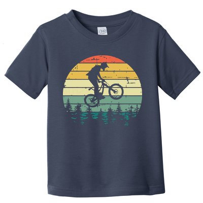 Mountain Bike Vintage Downhill Biking MTB Riding Toddler T-Shirt