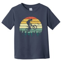 Mountain Bike Vintage Downhill Biking MTB Riding Toddler T-Shirt