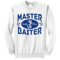 Master Baiter Vintage Bass Fishing Fisherman Men Funny Sweatshirt