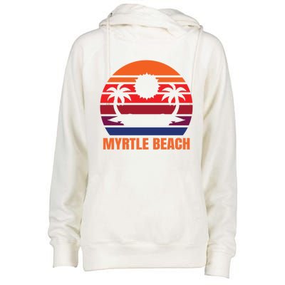 Myrtle Beach Vacation Gift Womens Funnel Neck Pullover Hood