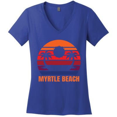 Myrtle Beach Vacation Gift Women's V-Neck T-Shirt