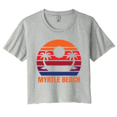 Myrtle Beach Vacation Gift Women's Crop Top Tee