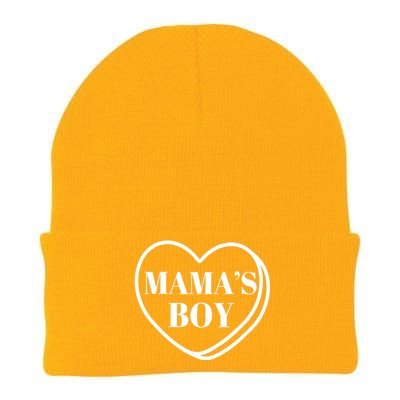 Mamas Boy Valentines Day Knit Cap Winter Beanie