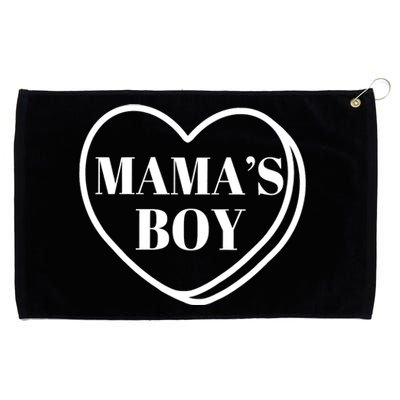 Mamas Boy Valentines Day Grommeted Golf Towel