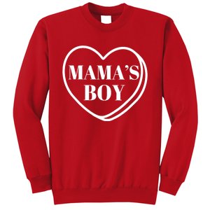 Mamas Boy Valentines Day Sweatshirt