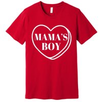 Mamas Boy Valentines Day Premium T-Shirt