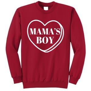 Mamas Boy Valentines Day Tall Sweatshirt