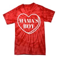 Mamas Boy Valentines Day Tie-Dye T-Shirt