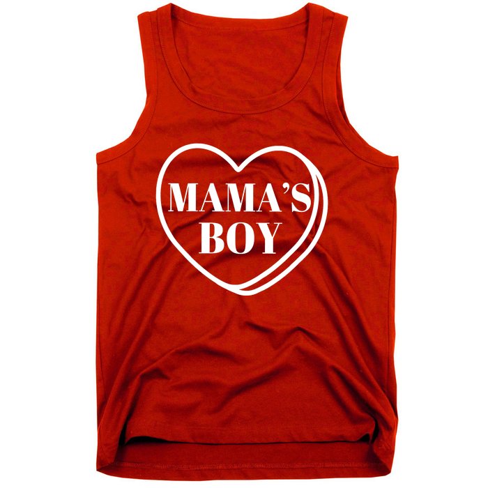 Mamas Boy Valentines Day Tank Top