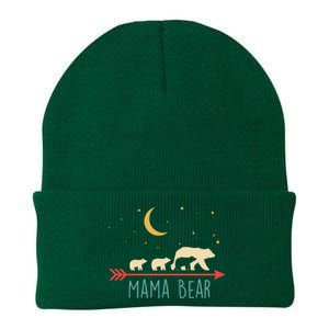 Mama Bear With 3 Cubs Hoodie Mama Bear Hooded Knit Cap Winter Beanie