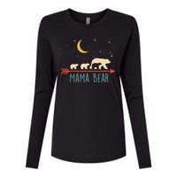 Mama Bear With 3 Cubs Hoodie Mama Bear Hooded Womens Cotton Relaxed Long Sleeve T-Shirt