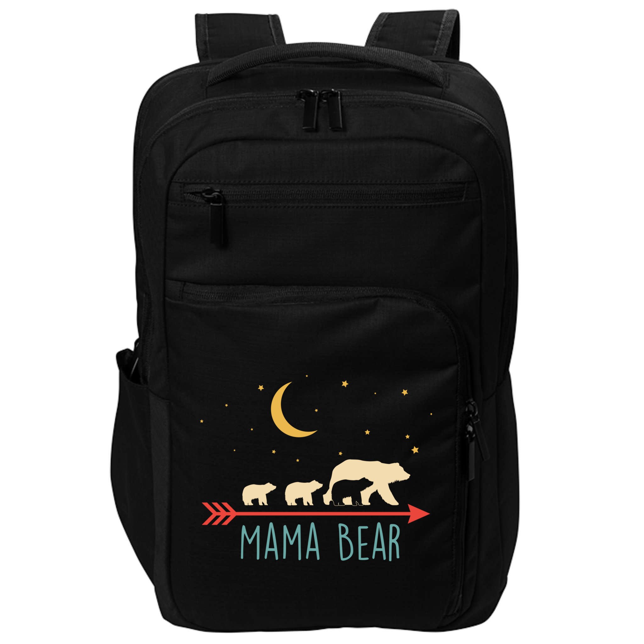 Mama Bear With 3 Cubs Hoodie Mama Bear Hooded Impact Tech Backpack