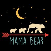 Mama Bear With 3 Cubs Hoodie Mama Bear Hooded Impact Tech Backpack