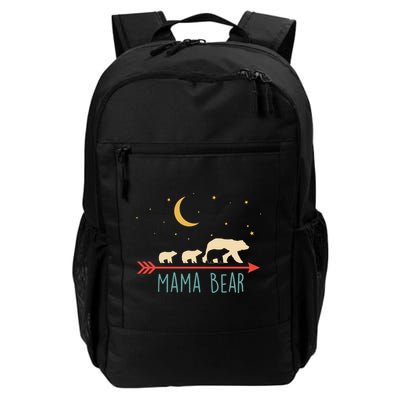 Mama Bear With 3 Cubs Hoodie Mama Bear Hooded Backpack