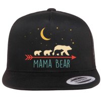 Mama Bear With 3 Cubs Hoodie Mama Bear Hooded Flat Bill Trucker Hat