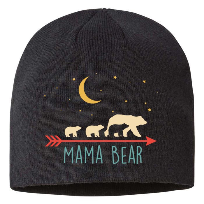 Mama Bear With 3 Cubs Hoodie Mama Bear Hooded Sustainable Beanie