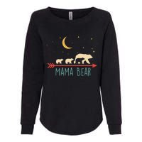 Mama Bear With 3 Cubs Hoodie Mama Bear Hooded Womens California Wash Sweatshirt