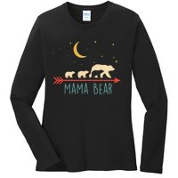 Mama Bear With 3 Cubs Hoodie Mama Bear Hooded Ladies Long Sleeve Shirt