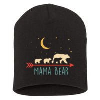 Mama Bear With 3 Cubs Hoodie Mama Bear Hooded Short Acrylic Beanie