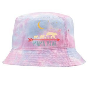 Mama Bear With 3 Cubs Hoodie Mama Bear Hooded Tie-Dyed Bucket Hat