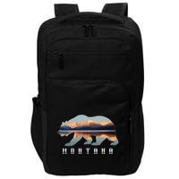 Montana Bear With Glacier National Park Lake Image Souvenir Impact Tech Backpack