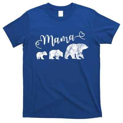 Mama Bear With 2 Best Mother Vintage Cute Gift T-Shirt