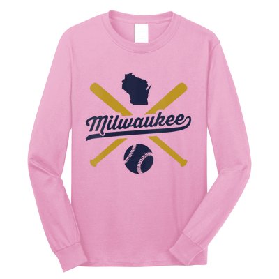 Milwaukee Baseball Wisconsin Pride Love City Long Sleeve Shirt