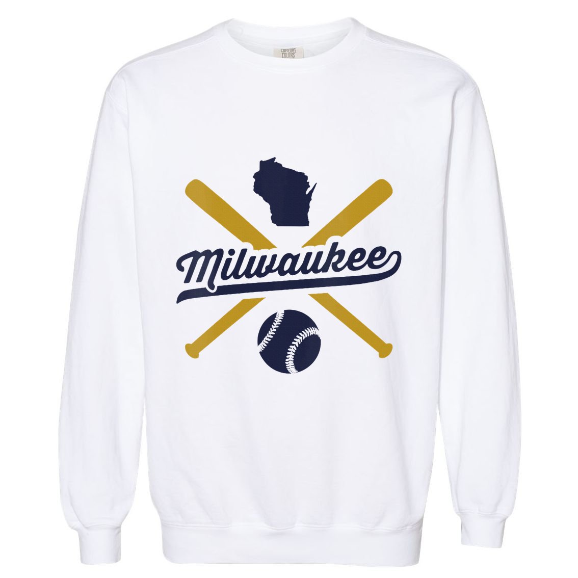 Milwaukee Baseball Wisconsin Pride Love City Garment-Dyed Sweatshirt