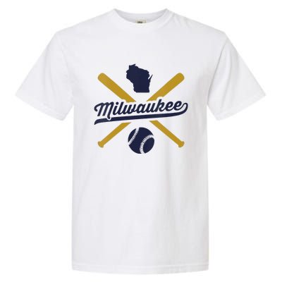 Milwaukee Baseball Wisconsin Pride Love City Garment-Dyed Heavyweight T-Shirt