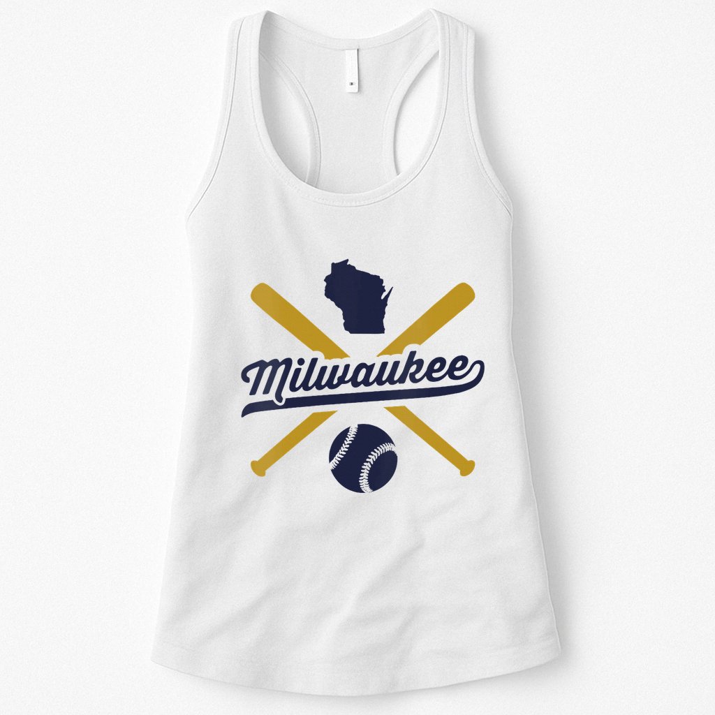Milwaukee Baseball Wisconsin Pride Love City Womens Tank Top