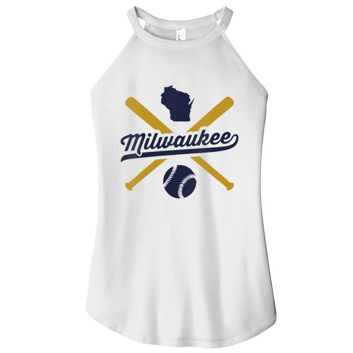 Milwaukee Baseball Wisconsin Pride Love City Women's Perfect Tri Rocker Tank