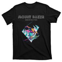 Mount Baker Washington Retro Skier T-Shirt