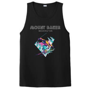 Mount Baker Washington Retro Skier PosiCharge Competitor Tank