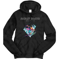 Mount Baker Washington Retro Skier Tie Dye Hoodie