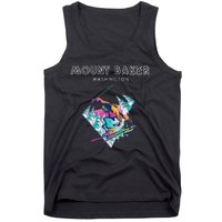 Mount Baker Washington Retro Skier Tank Top