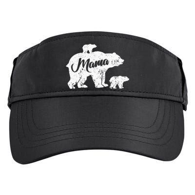 Mama Bear with two Family Bear Baby Newborn Mamabear Adult Drive Performance Visor