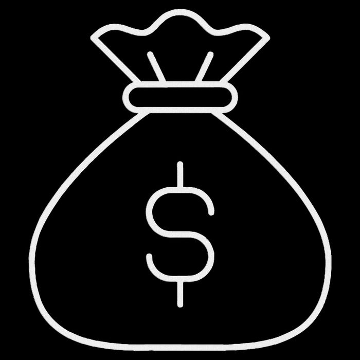 Money Bag With Dollar Sign Simple White Impact Tech Backpack