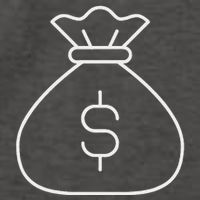 Money Bag With Dollar Sign Simple White Vector Backpack