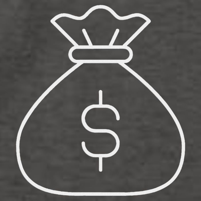 Money Bag With Dollar Sign Simple White Vector Backpack
