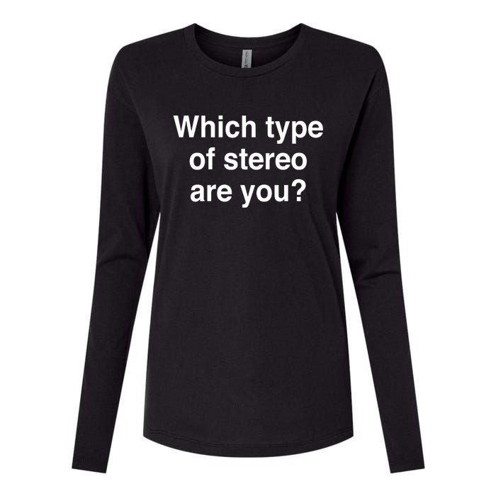 Metro Boomin Which Type Of Stereo Are You Womens Cotton Relaxed Long Sleeve T-Shirt