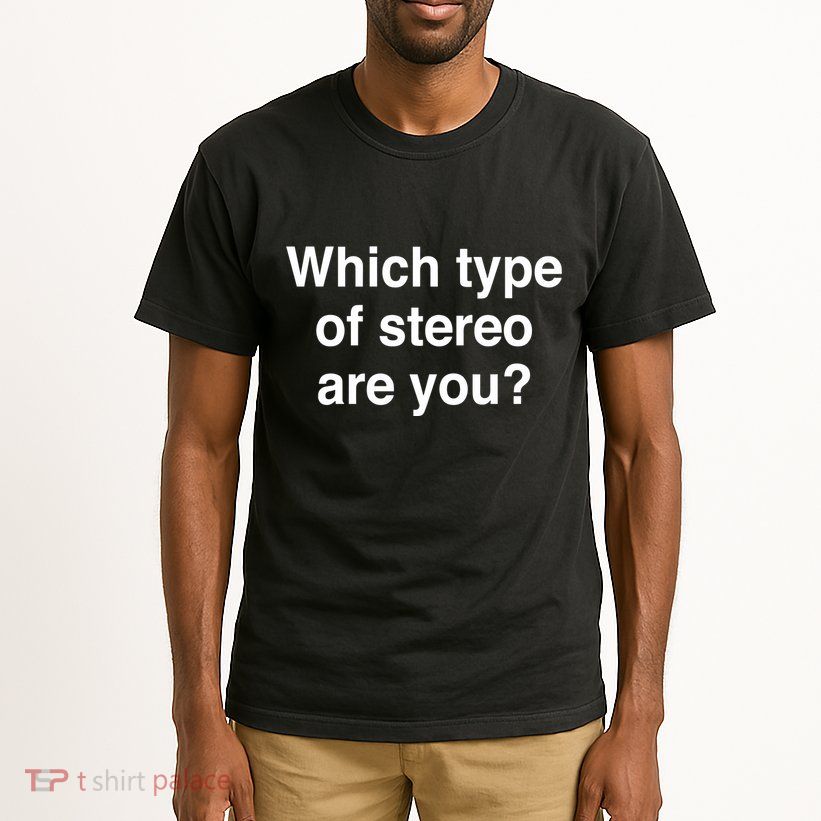 Metro Boomin Which Type Of Stereo Are You Tall T-Shirt