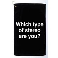 Metro Boomin Which Type Of Stereo Are You Golf Towel