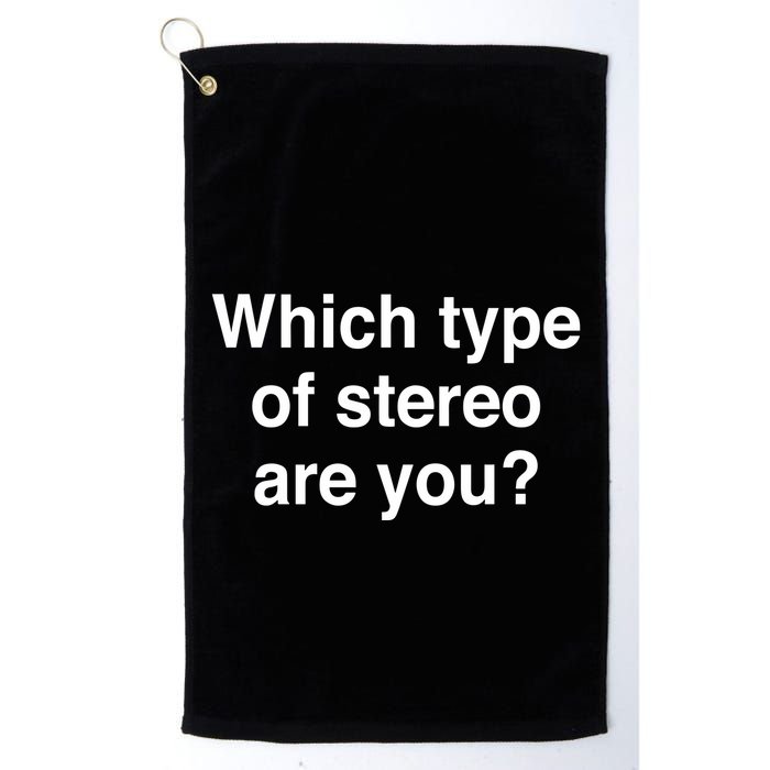 Metro Boomin Which Type Of Stereo Are You Golf Towel