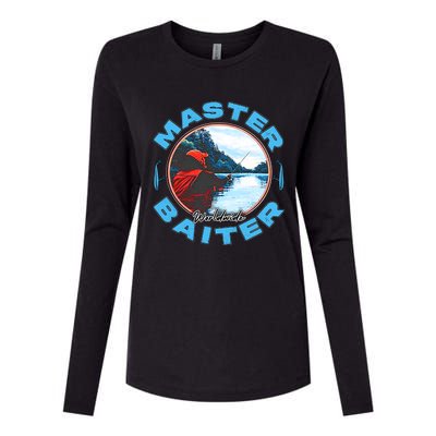 Master Baiter Worldwide Fishing Womens Cotton Relaxed Long Sleeve T-Shirt