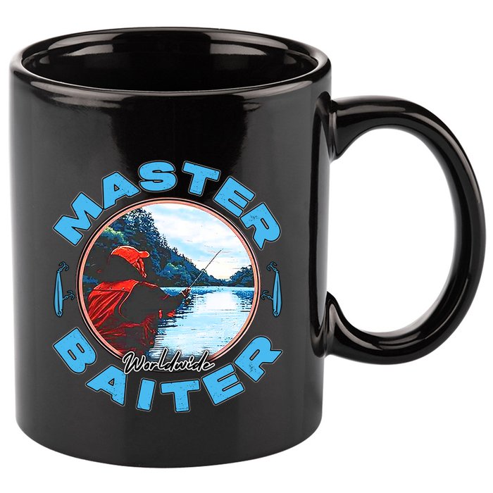 Master Baiter Worldwide Fishing 11oz C Handle Ceramic Mug