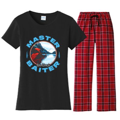 Master Baiter Worldwide Fishing Women's Flannel Pajama Set