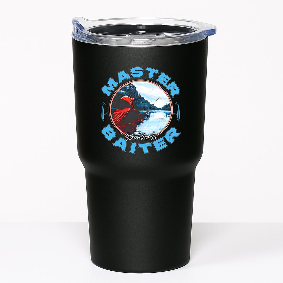Master Baiter Worldwide Fishing Tumbler