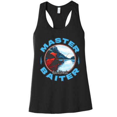 Master Baiter Worldwide Fishing Women's Racerback Tank