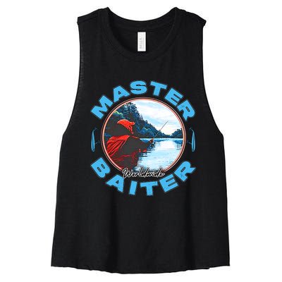 Master Baiter Worldwide Fishing Women's Racerback Cropped Tank